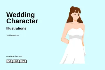 Wedding Character Illustration Pack