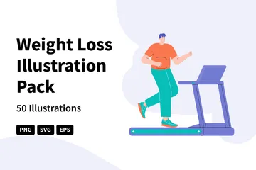 Weight Loss Illustration Pack