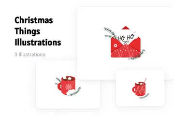 Weihnachtssachen Illustrationspack