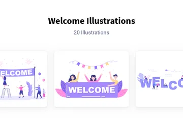 Welcome Illustration Pack