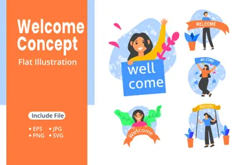 Welcome Illustration Pack