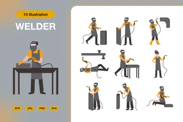 Welder Illustration Pack