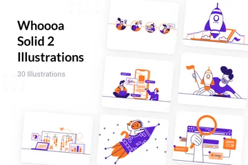 Whoooa Solid 2 Illustration Pack