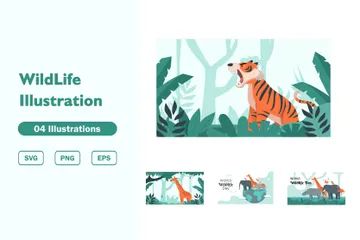 Wildlife Illustration Pack