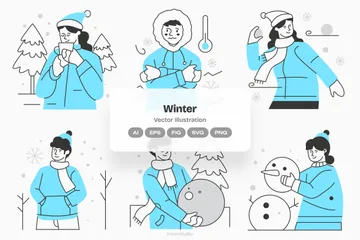 Winter Illustrationspack