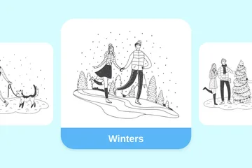 Winters Illustration Pack