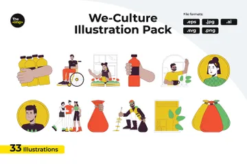 Wir-Kultur Illustrationspack