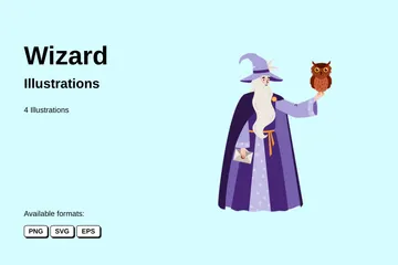 Wizard Illustration Pack