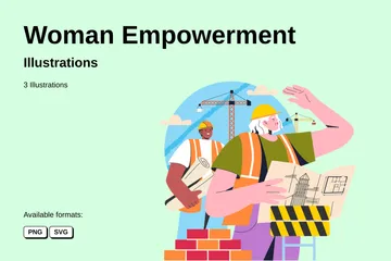 Woman Empowerment Illustration Pack