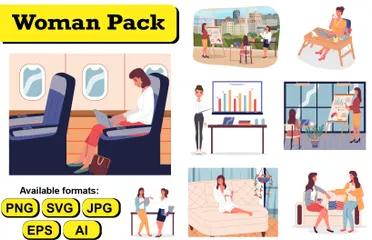 Woman Pack Illustration Pack