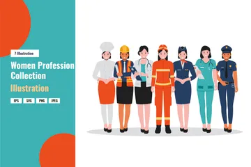 Woman Profession Illustration Pack