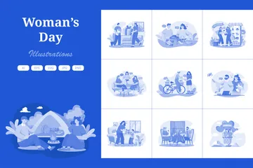 Woman’s Day Illustration Pack