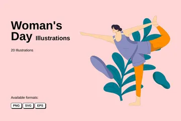 Woman's Day Illustration Pack