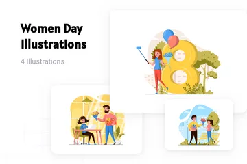 Women Day Illustration Pack