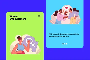 Women Empowerment Illustration Pack