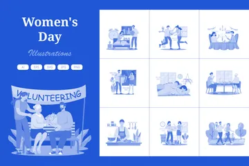 Women's Day Illustration Pack