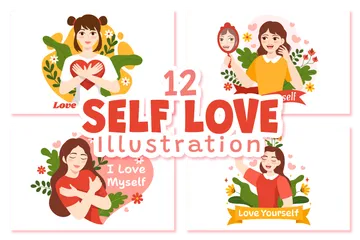 Women Self Love Illustration Pack