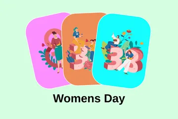 Womens Day Illustration Pack