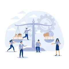 Work And Life Balance Illustration Pack