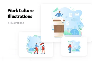 Work Culture Illustration Pack