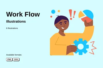 Work Flow Illustration Pack
