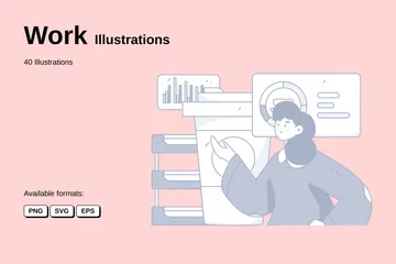 Work Illustration Pack