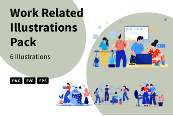 Work Related Illustration Pack