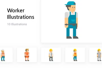 Worker Illustration Pack