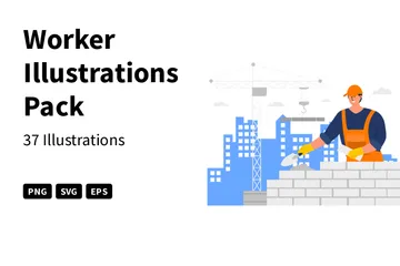 Worker Illustration Pack