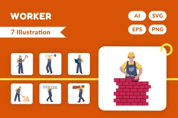 Worker Illustration Pack