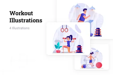 Workout Illustration Pack