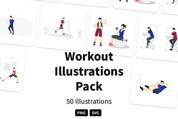 Workout Illustration Pack