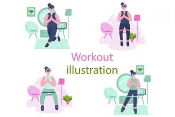 Workout Illustration Pack