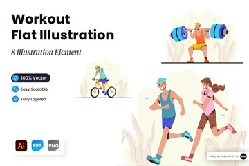 Workout Illustration Pack