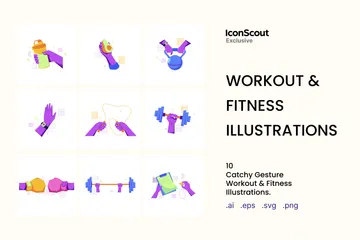 Workout Illustration Pack