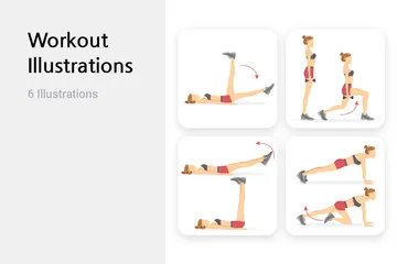 Workout Illustration Pack