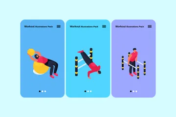 Workout Illustration Pack