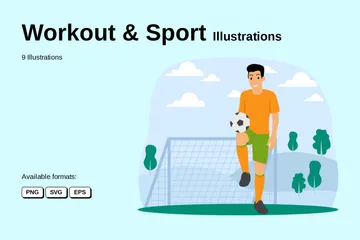 Workout & Sport Illustration Pack