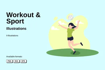 Workout & Sport Illustration Pack