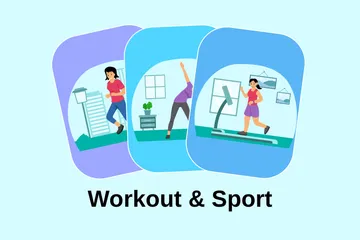 Workout & Sport Illustration Pack