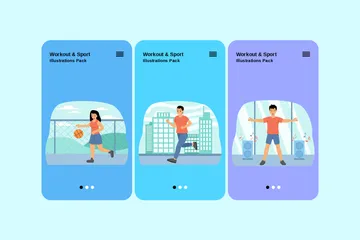 Workout & Sport Illustration Pack