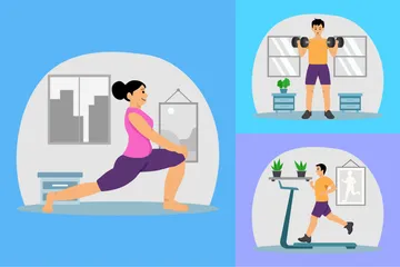 Workout & Sport Illustration Pack