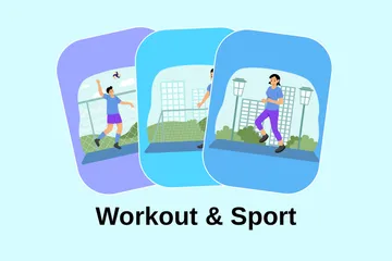 Workout & Sport Illustration Pack