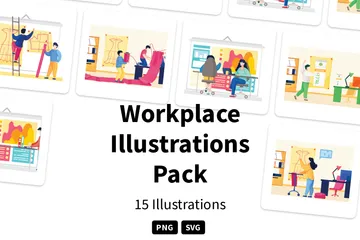 Workplace Illustration Pack