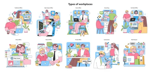 Workplace Illustration Pack