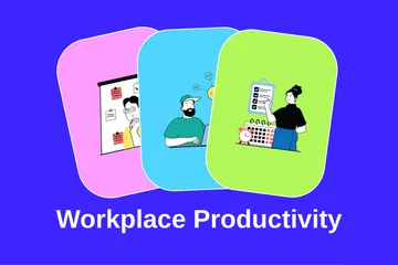 Workplace Productivity Illustration Pack