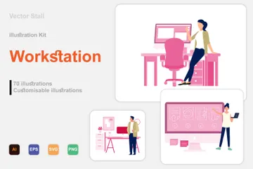 Workstation Illustration Pack