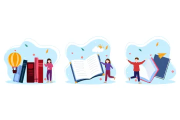 World Book Day Illustration Pack