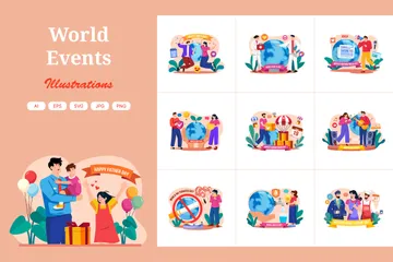 World Events Illustration Pack