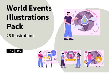 World Events Illustration Pack